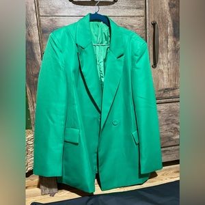 Green blazer